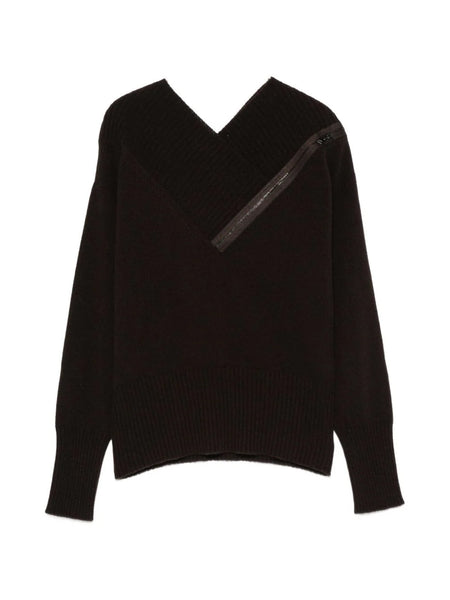 https://imageboutique.it › prodotti › d-exterior-63107-maglia-con-scollo-ve-dettaglio-zip