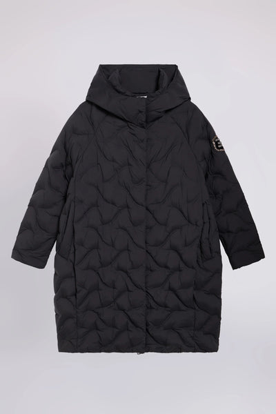 https://imageboutique.it › products › ermanno-firenze-d49ea004ex0-piumino-lungo-con-cappuccio-e-logo-gioiello