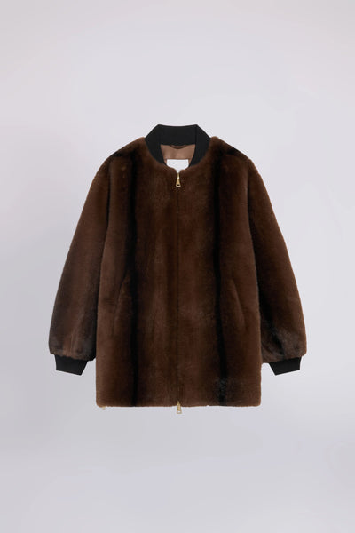 https://imageboutique.it › products › ermanno-firenze-d49ed064e95-bomber-in-visone-ecologico-con-spacchi