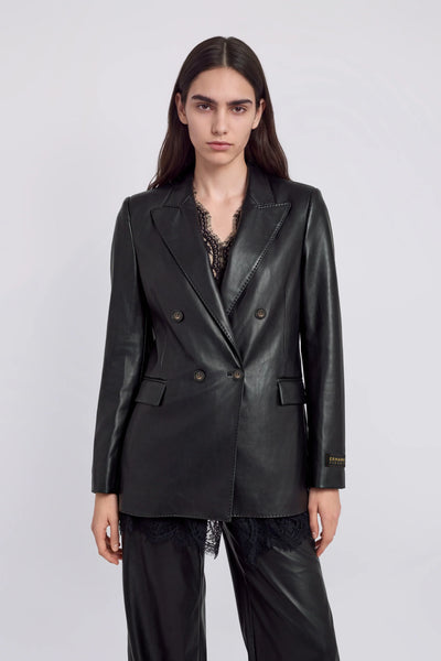 https://imageboutique.it › products › ermanno-firenze-d49ei017e98-blazer-doppiopetto-in-ecopelle-con-foulard