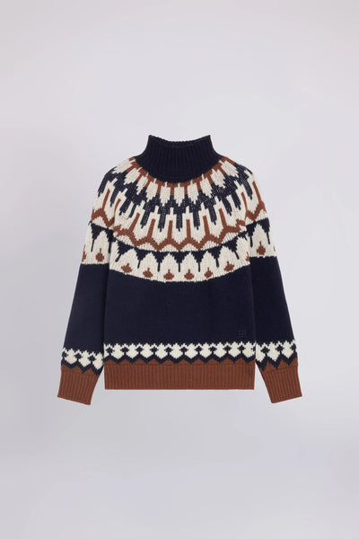 https://imageboutique.it › products › ermanno-firenze-d49em043e81-maglia-fair-isle-a-collo-alto-con-cristalli