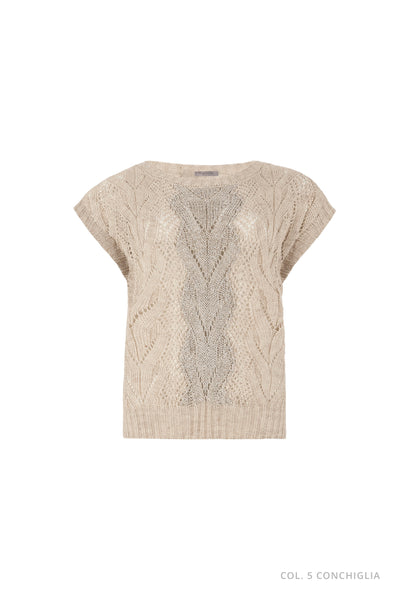 https://imageboutique.it › prodotti › d-exterior-62315-maglia-barchetta-con-trecce-e-cristalli