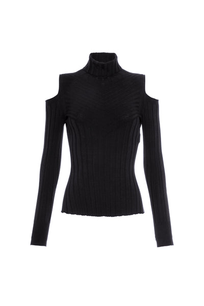 D. EXTERIOR 63334 Maglia dolcevita spalla cut-out