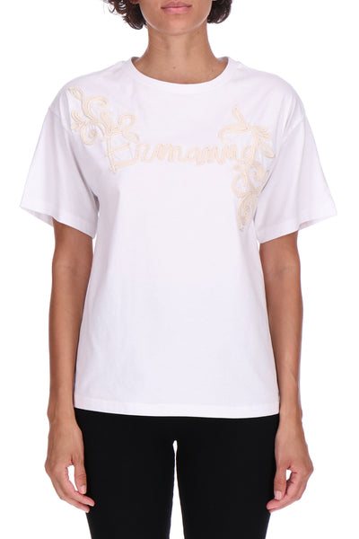 ttps://imageboutique.it › products › ermanno-firenze-d48el039ee8-t-shirt-in-cotone-con-ricamo-logo