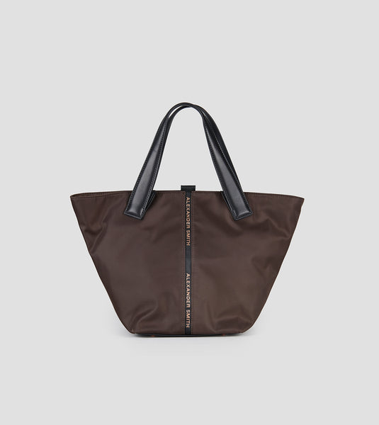 https://imageboutique.it › prodotti › alexander-smith-b171-lauren-medium-borsa-a-mano-con-tracolla-in-nylon-marrone-scuro